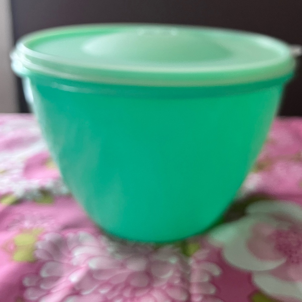 Vintage Tupperware Jadeite Crisper no insert
